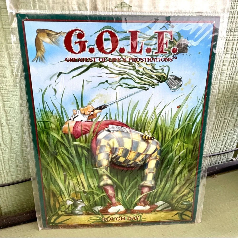 NEW Golf Greatest Of Lifes Frustrations Metal Sign
